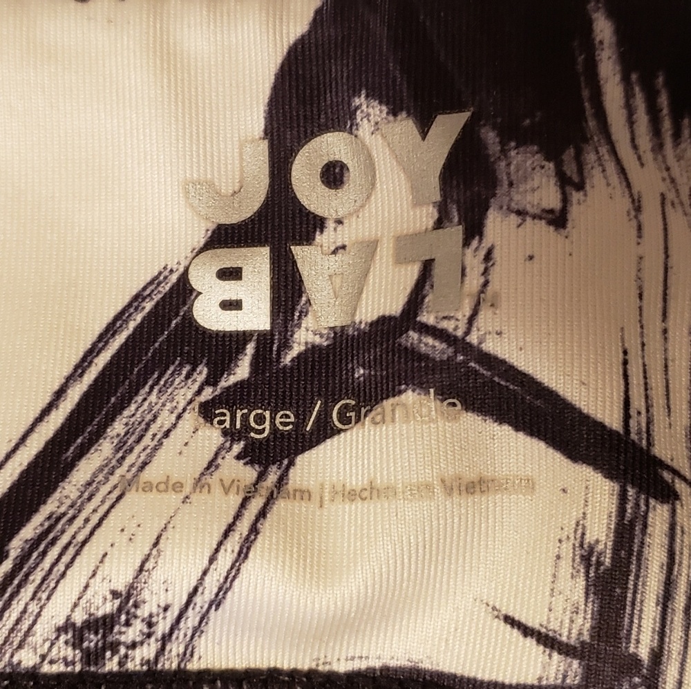 Joy Lab Workout Leggings Size Large Black White